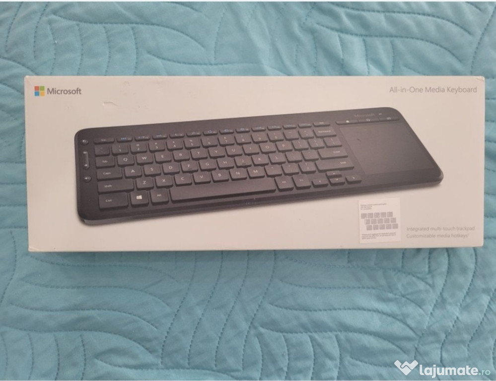 Tastatura Microsoft wireless cu touchpad,receiver,garantie