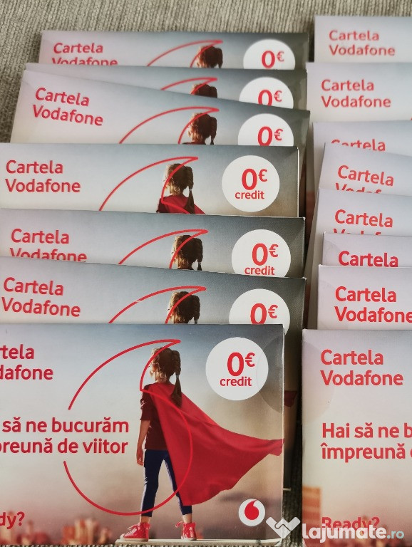 Pachet 30 Cartele Vodafone Numere Aleatorii SIGILATE cartela numar SIM