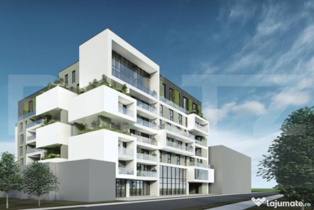 Apartament 2 camere, 58 mp, Terasa 7 mp, Imobil Nou, Semicen