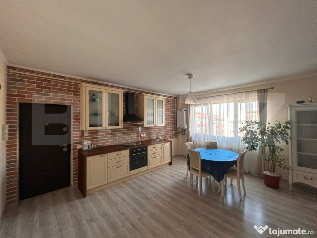 Apartament 2 camere, 55 mp + balcon, mobilat modern, parcare