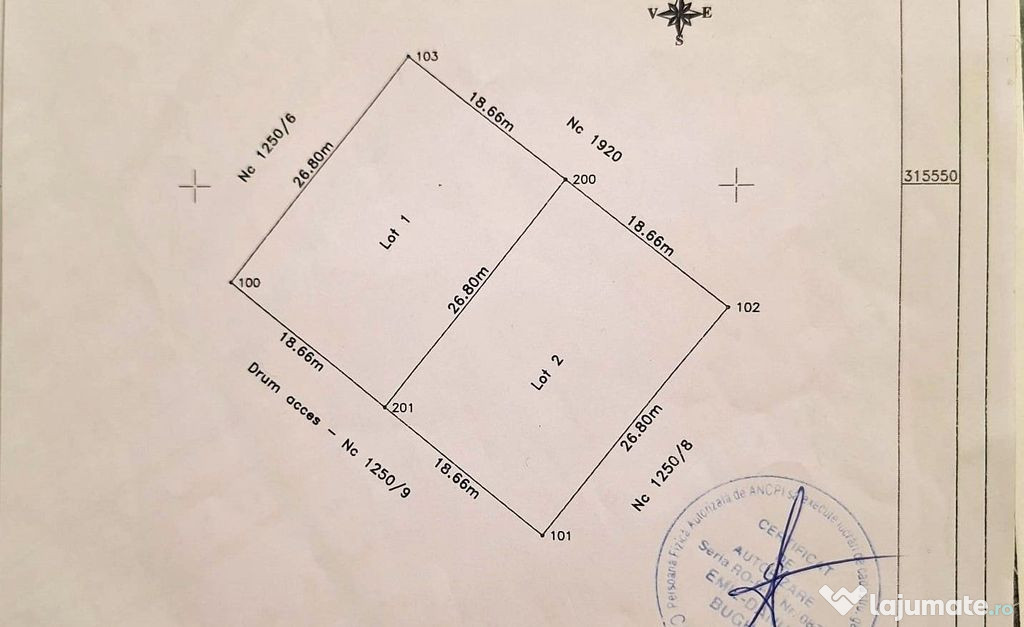 Teren intravilan Berceni !