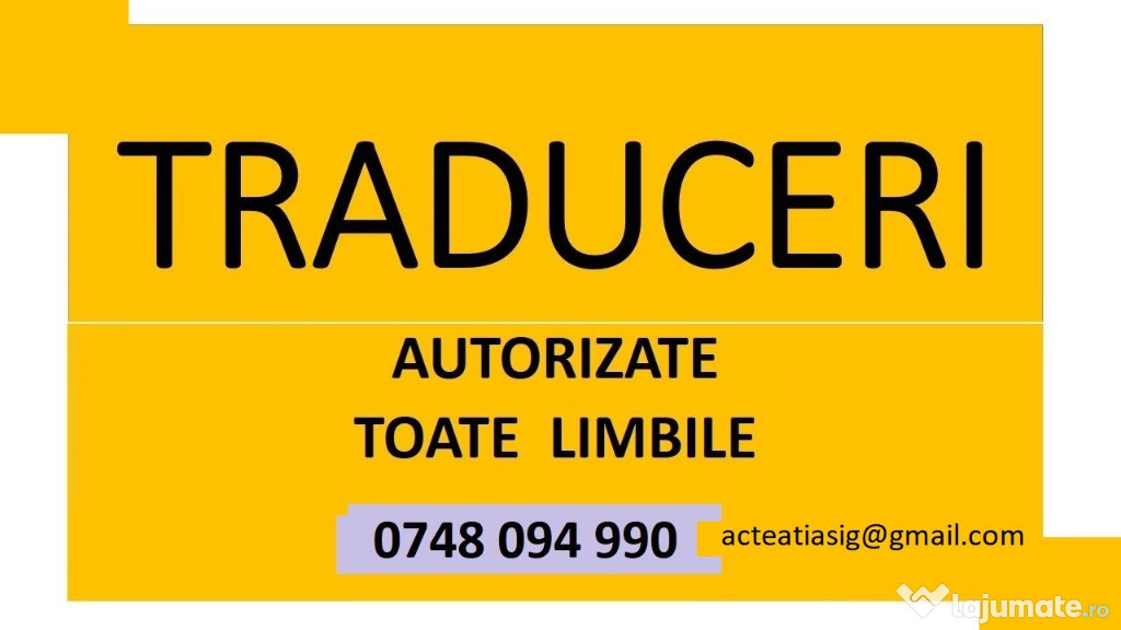 TRADUCERI ACTE AUTO