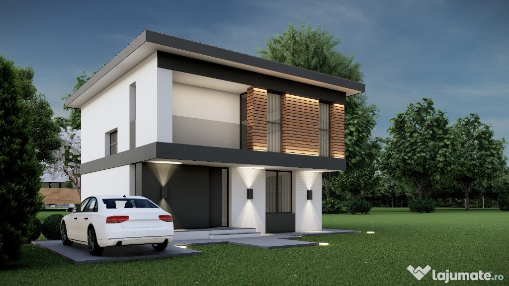 Vila Individuala / 4 Camere / Teren 330 mp / Scoala la 300 mp