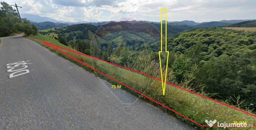 Teren extravilan, 2000 mp, Sat Peștera (com Moieciu)