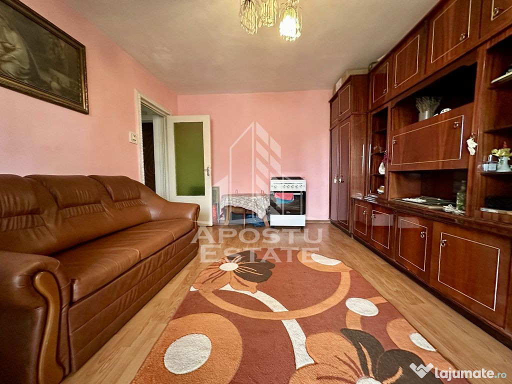 Apartament cu doua camere, centrala proprie, zona Dambovita