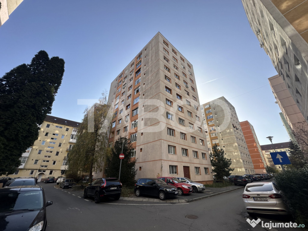 Apartament decomandat etaj intermediar 4 cu 3 camere baie cu