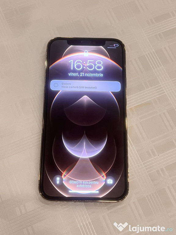 Vând iPhone 12 Pro 256GB, folosit. Perfect funcțional,