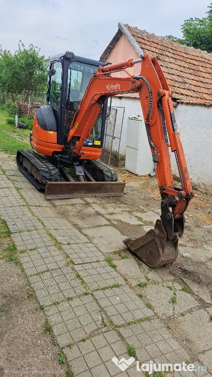 Miniexcvator Kubota U25