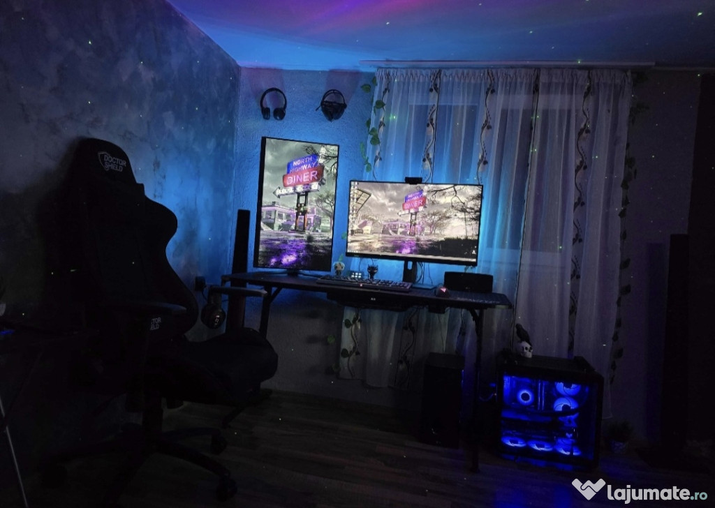Vand Pc gaming pachet unitate monitor tastatura etc