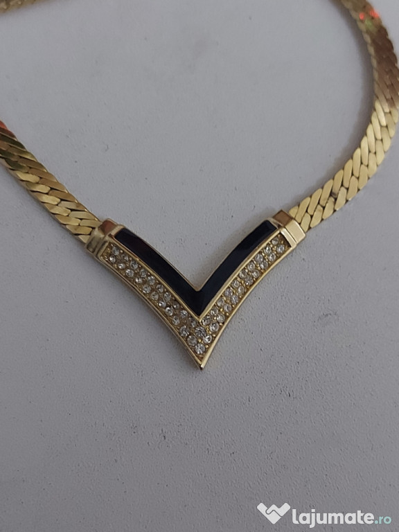 Colier Christian dior gold