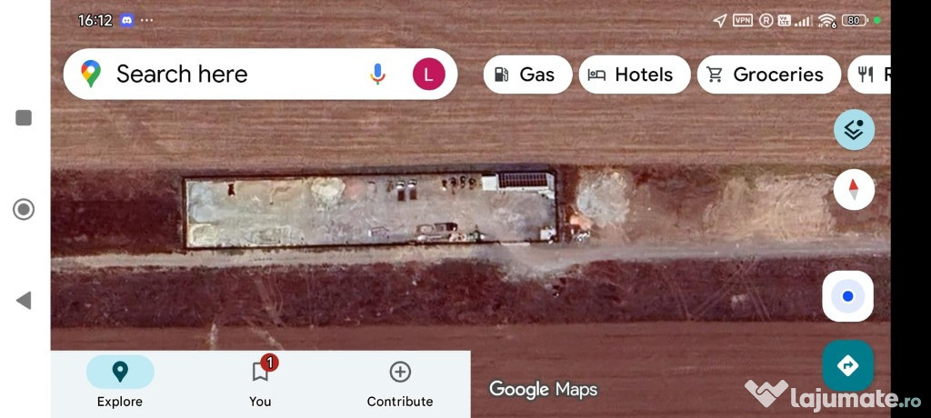 Teren + hala de inchiriat