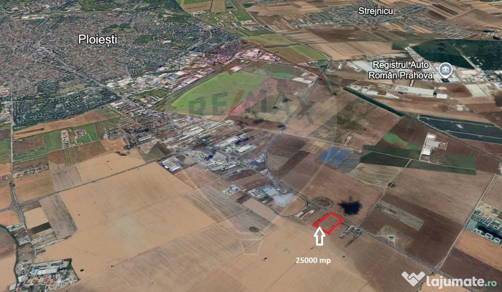 Vanzare teren 25000 mp Ploiesti/ Metro