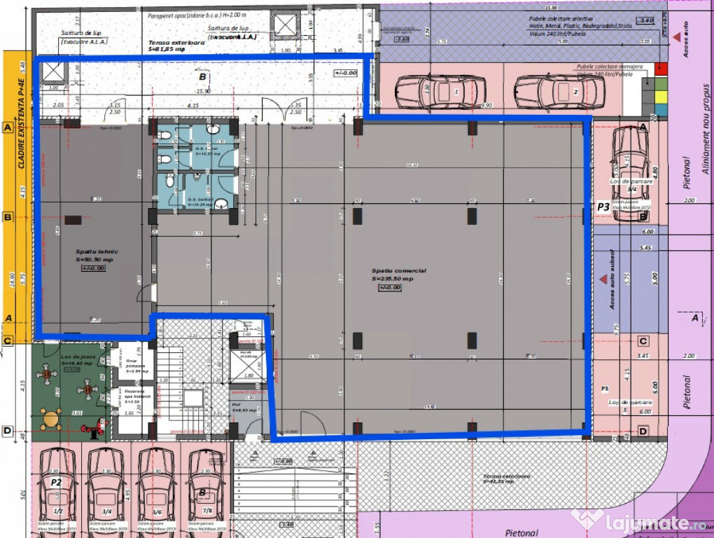 Spatiu comercial de inchiriat, in zona Tomis Nord, Constanta