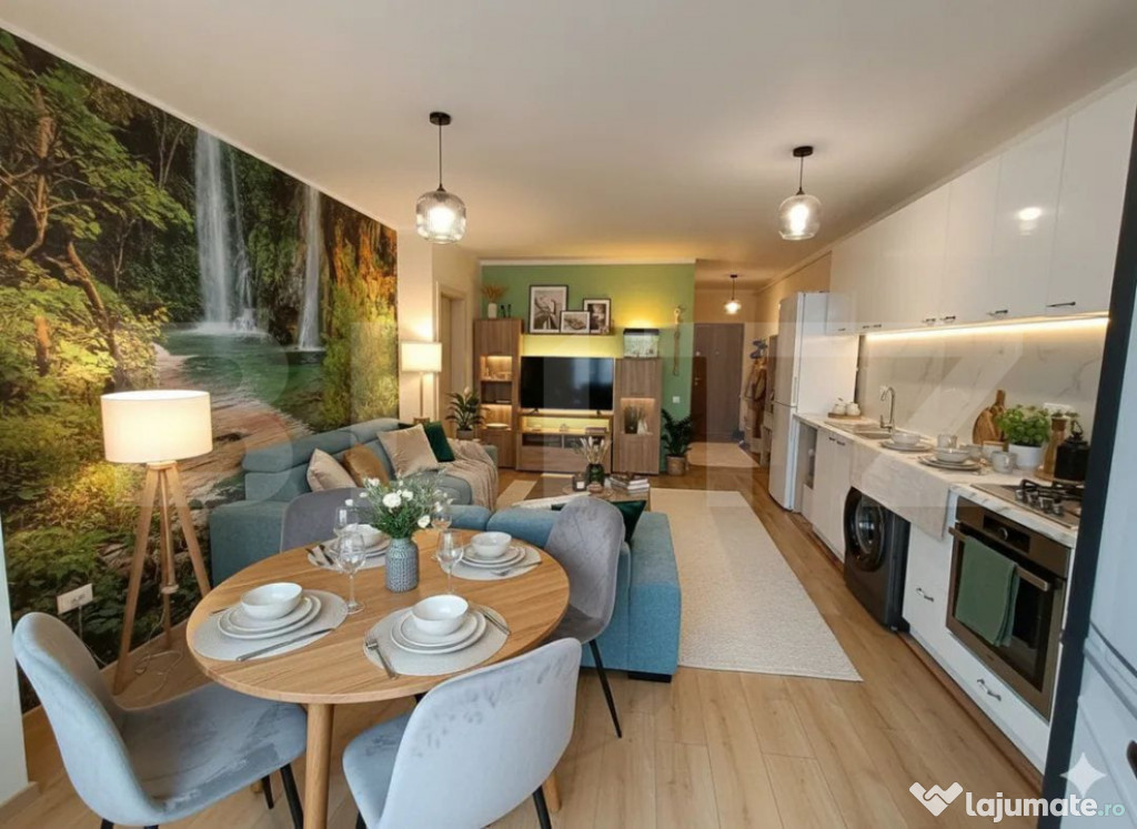 Apartament 3 camere, 62 mp, terasa 29 mp, zona Rivus Mall