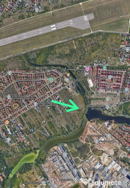 Zona Pipera-Henri Coanda 1615 mp deschidere la lac