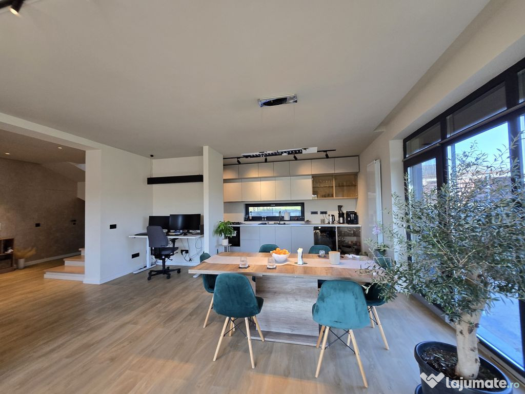 Casa noua 151mp curte 1000m Frumusani mobilata lux -langa...