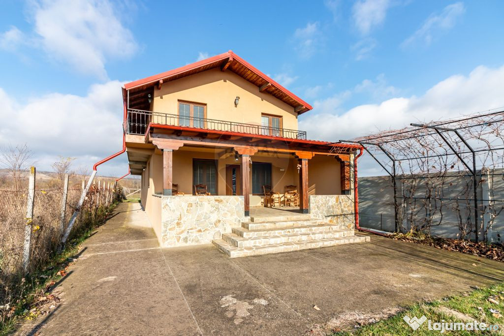 Casă finalizată, 278 mp teren 2305 mp Pleașa, Bucov, P...