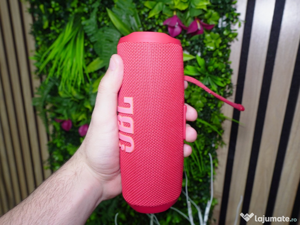 Boxă Bluetooth Waterproof Model JBL Flip 6 - Roșu Aprins (Red Edition)