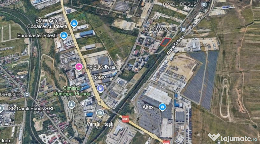 Teren zona Arpechim - Acces A1 si Dex Pitesti Craiova 3424 M