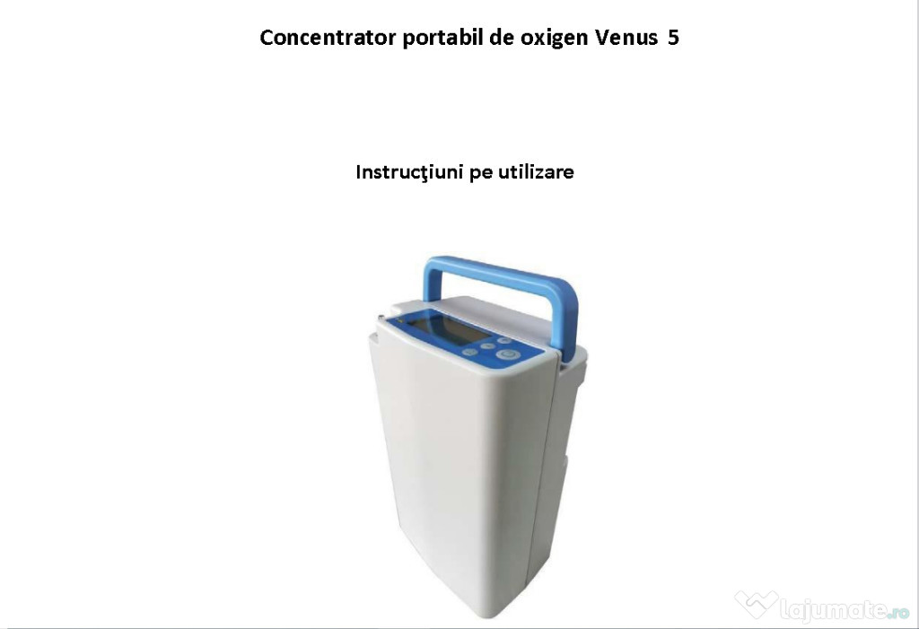 Concentrator portabil de oxigen Venus 5 FOLOSIT 4 LUNI