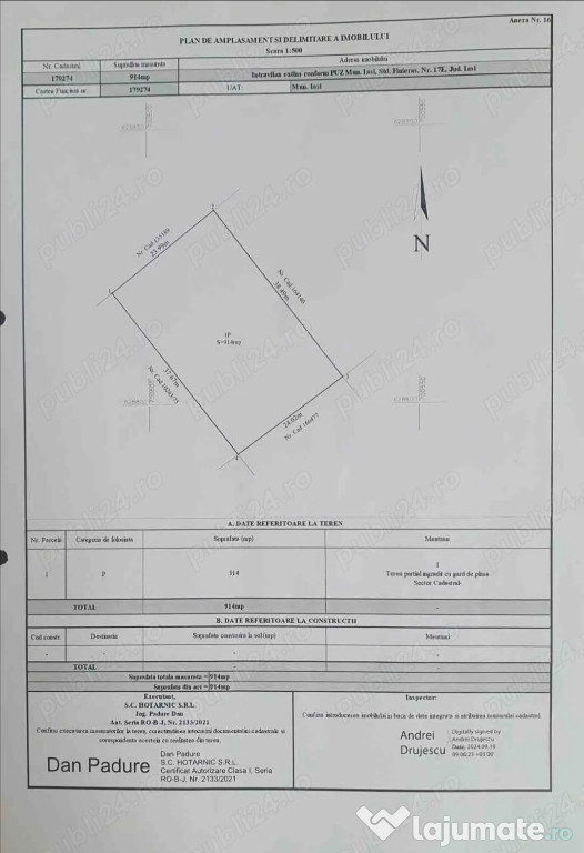 TEREN INTRAVILAN BUCiUM – 914 MP