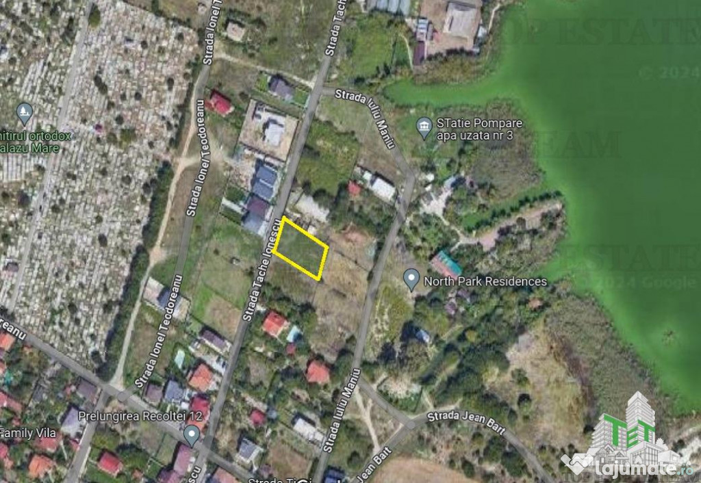 Teren constructii 981 mp Palazu Mare in zona Elvila-Lac