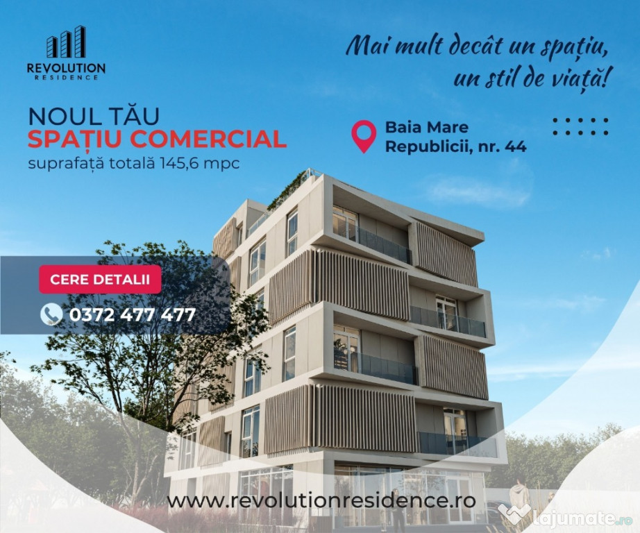 COMISION 0% - Spatiu Comercial – Bdul Republicii 44, Baia Mare