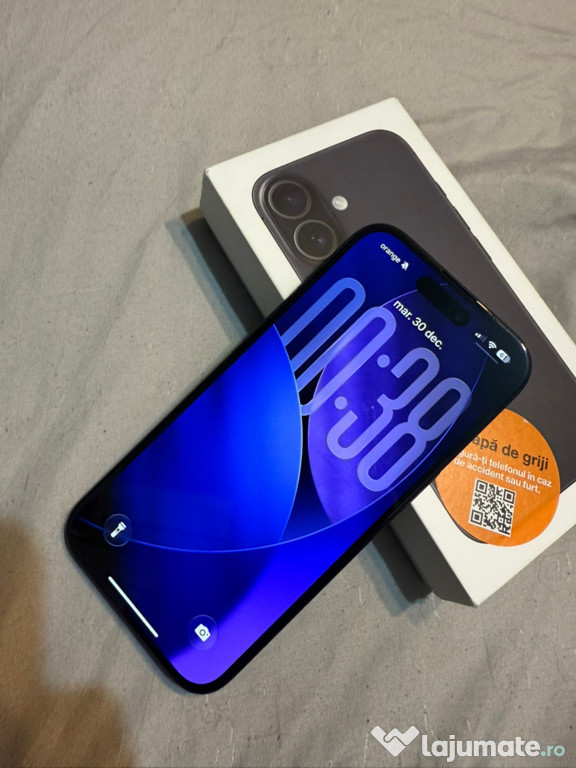 Iphone 16 nou, 128gb , garantie , husa , fullbox