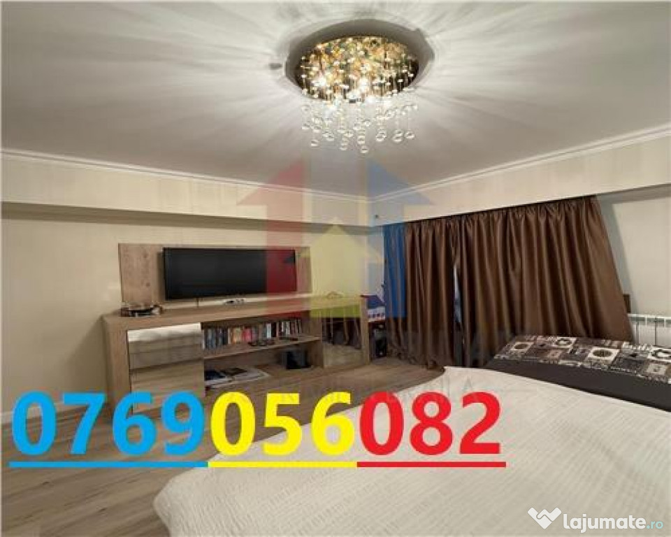 Ap 3 cam conf Minerva, parter cu balcon, Renovat, mobilat si