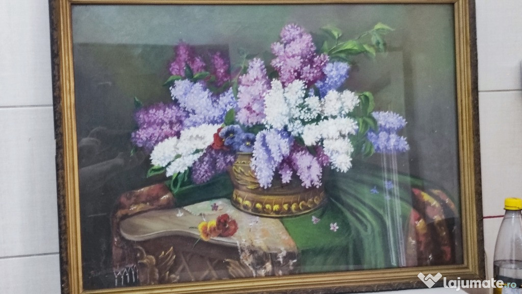 Tablou floral .Pentru un ambient drăguț cu cate-va tablouri simple