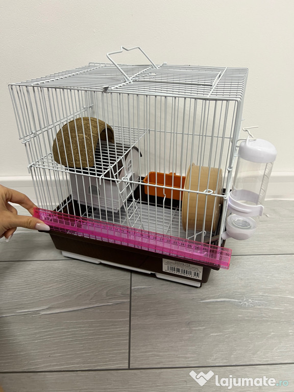 Cușcă pentru hamster sau șoarece cu accesoril