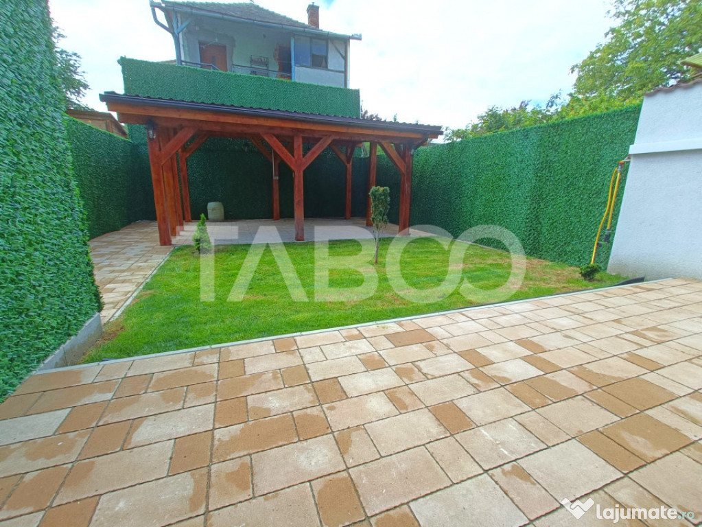 Apartament 2 camere - mobilat modern - curte proprie cu fili