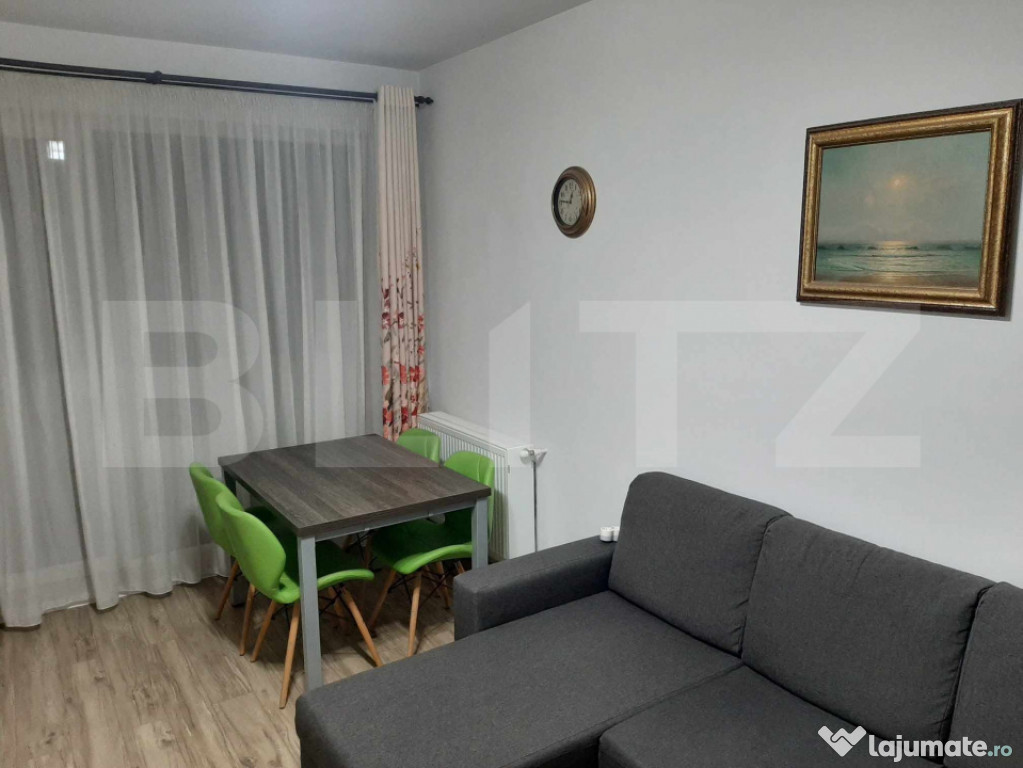 Apartament 2 camere, 46 mp, balcon 5 mp, parcare, zona semic
