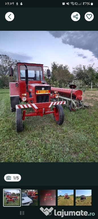Tractor U650 + Plug și Disc – Fiabil și Puternic!
