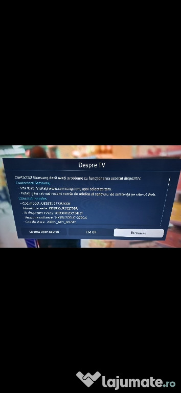 TV led smart ultra HD CRYSTAL diagonala 136cm