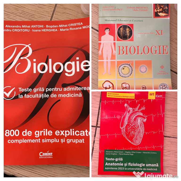 Materiale pentru admiterea la Medicină