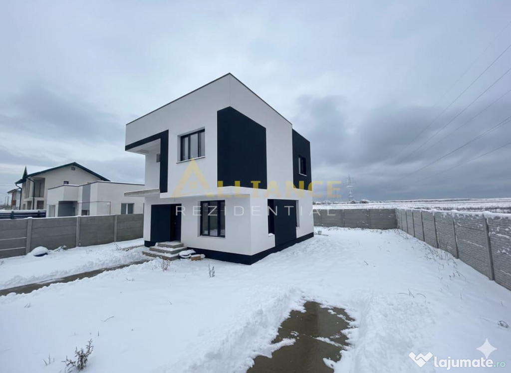 Vila individuala cu 4 camere 3 bai teren 350mp