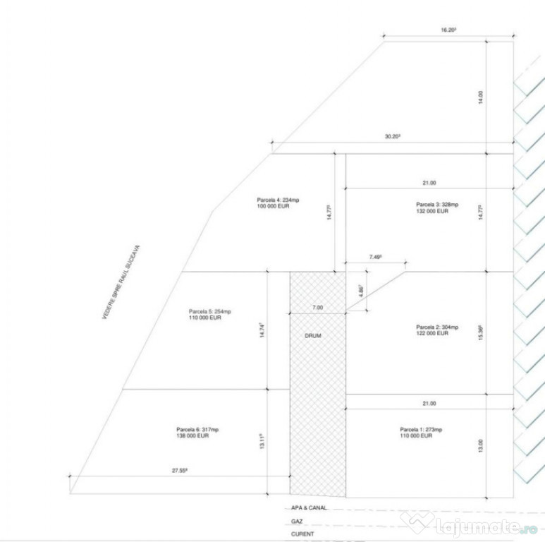“Teren parcelabil P+2 în Zamca,400 euro/mp – alege-ți