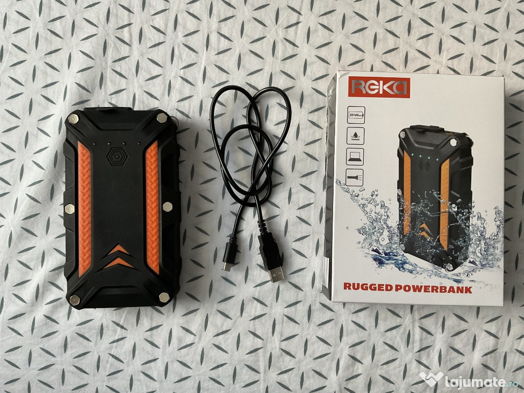 Baterie Externa Reka Rugged, 20100 mAh