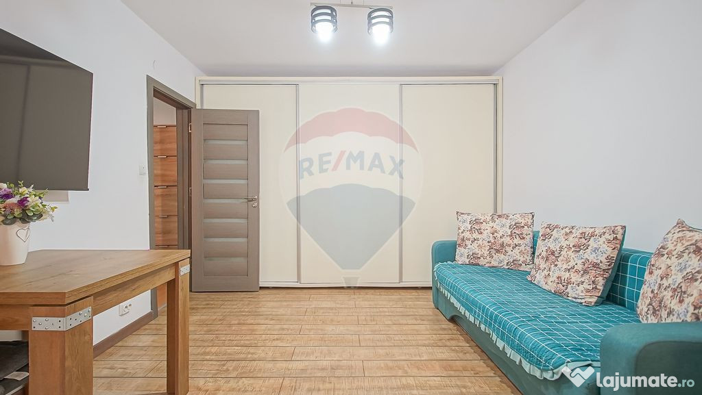 Apartament 3 camere mobilat si utilat, etaj 3/4, Racadau
