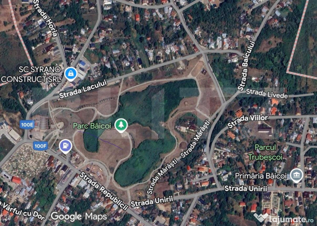 Teren, intravilan Baicoi, Tufeni.