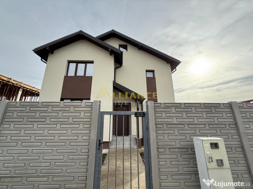Vila individuala - 4 camere 2 bai - pod - incalzire pardosea