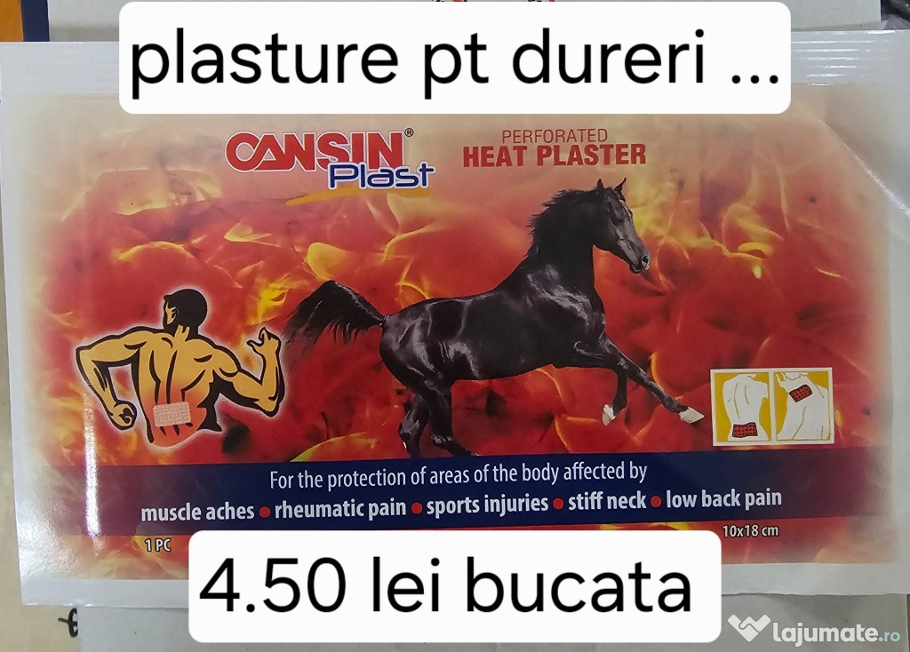 Plasture dureri spate sau musculare