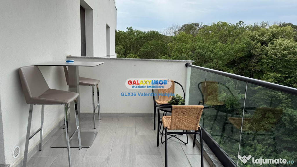 Apartament 2 camere tip studio mobilat Baneasa Greenfield