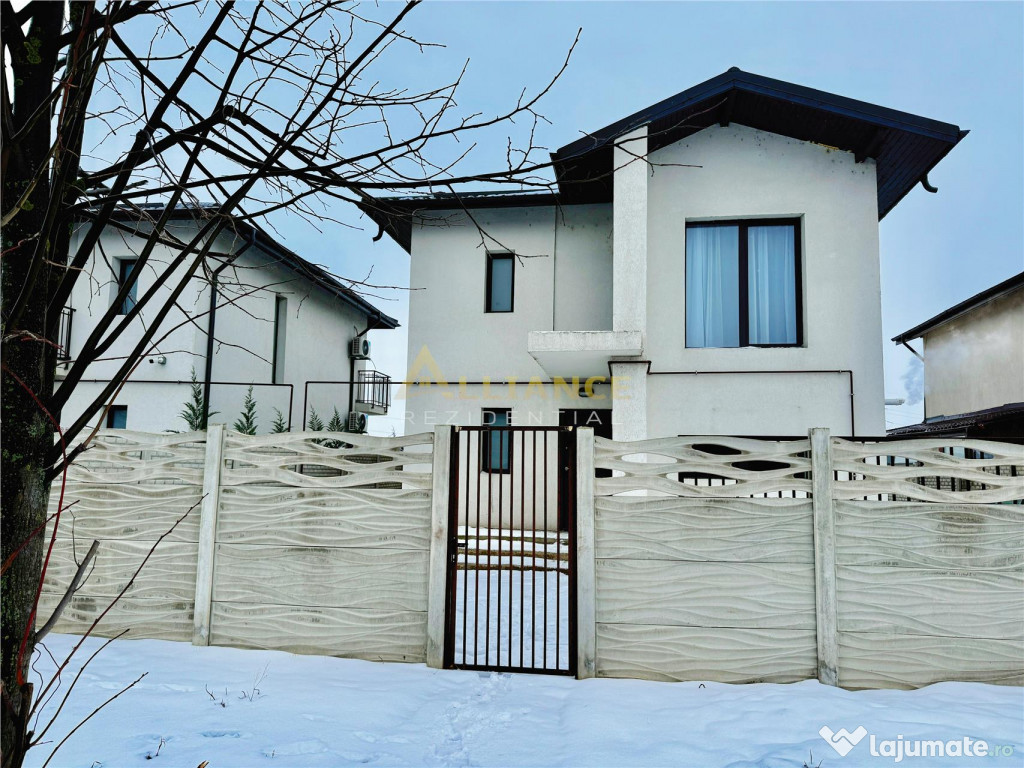 Vila Individuala / 4 Camere / 2 Bai / Teren 250 mp / 1 Minut