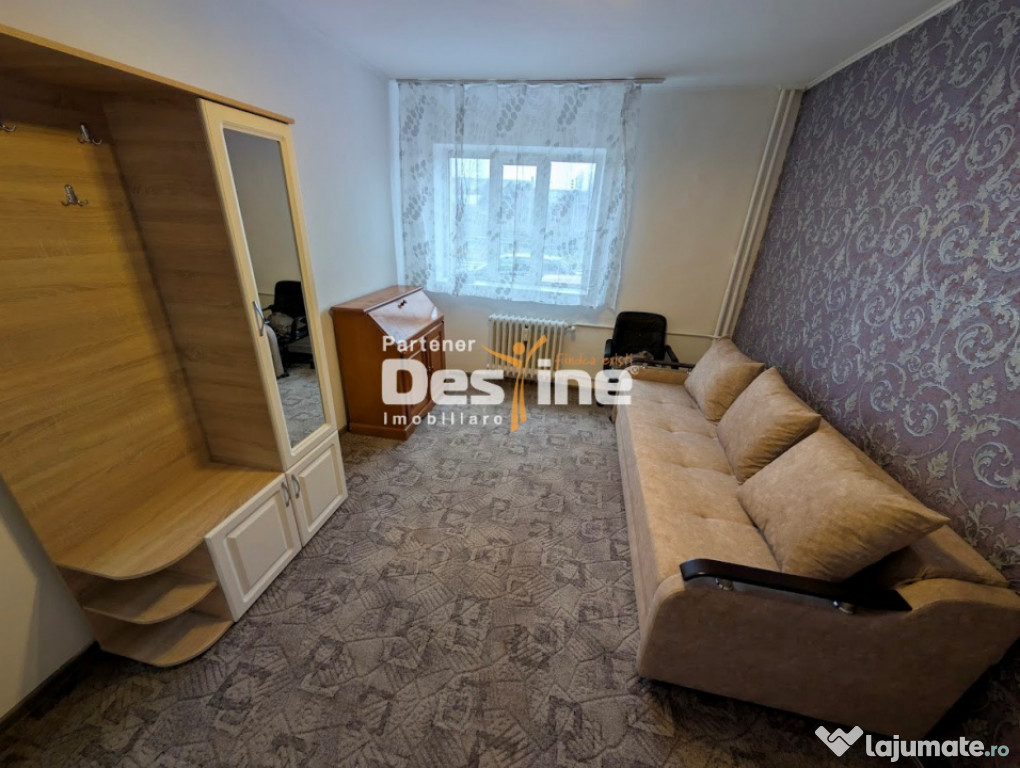 Garsonieră 26mp, etaj parter, mobilată și utilată - Gara