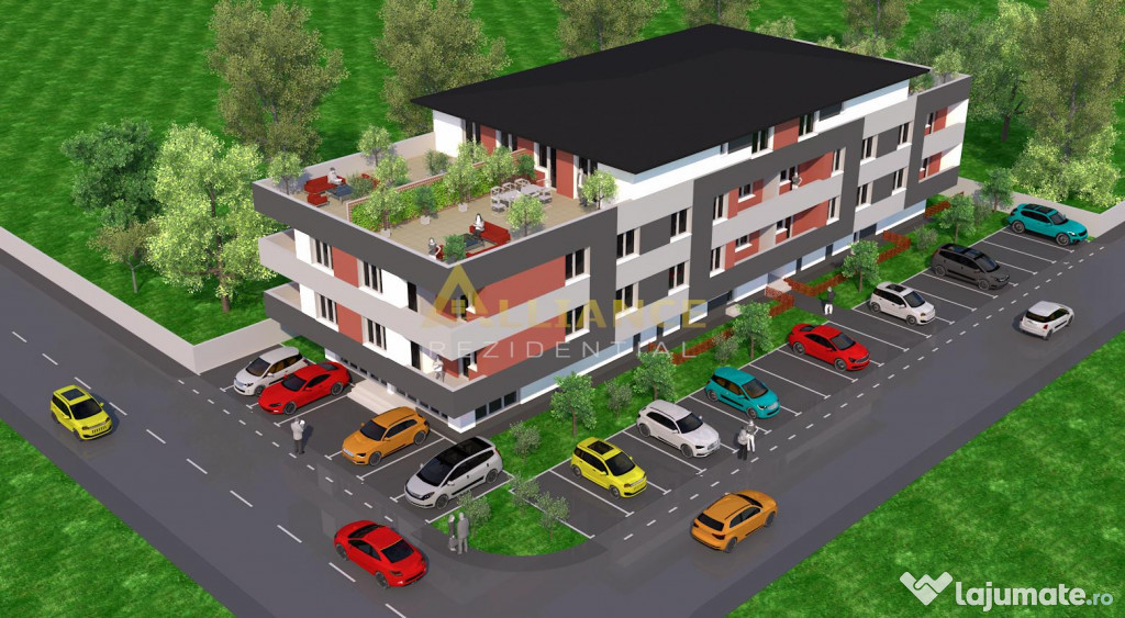 #CAMPUS, Apartament 2 camere - 66 mp Terasa - 76 mp