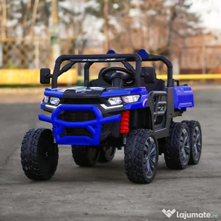 UTV electric pentru 2 copii Kinderauto X-Force 4x75W 24V Blue