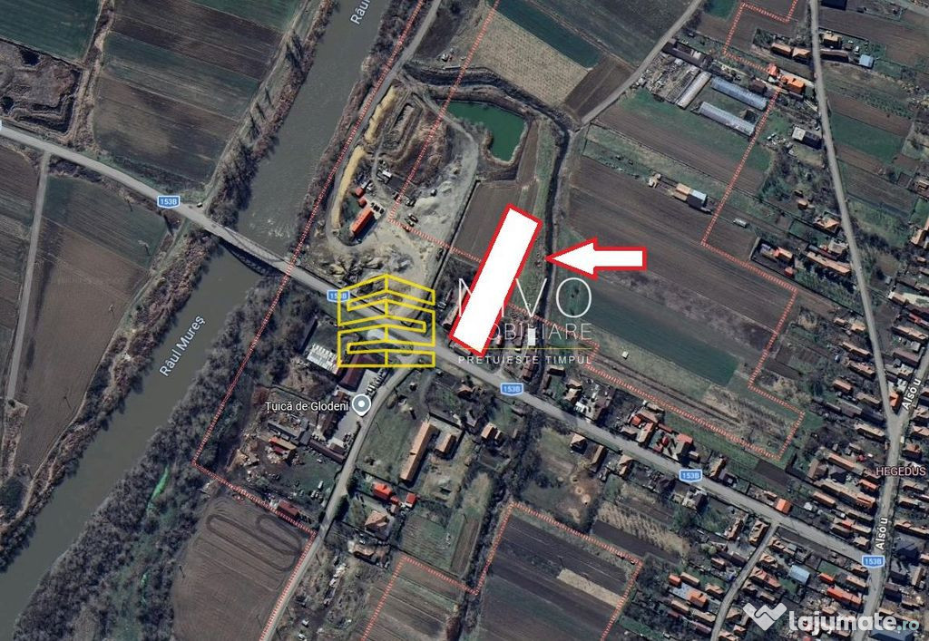 Teren intravilan – Glodeni – Zona Podul Mureș