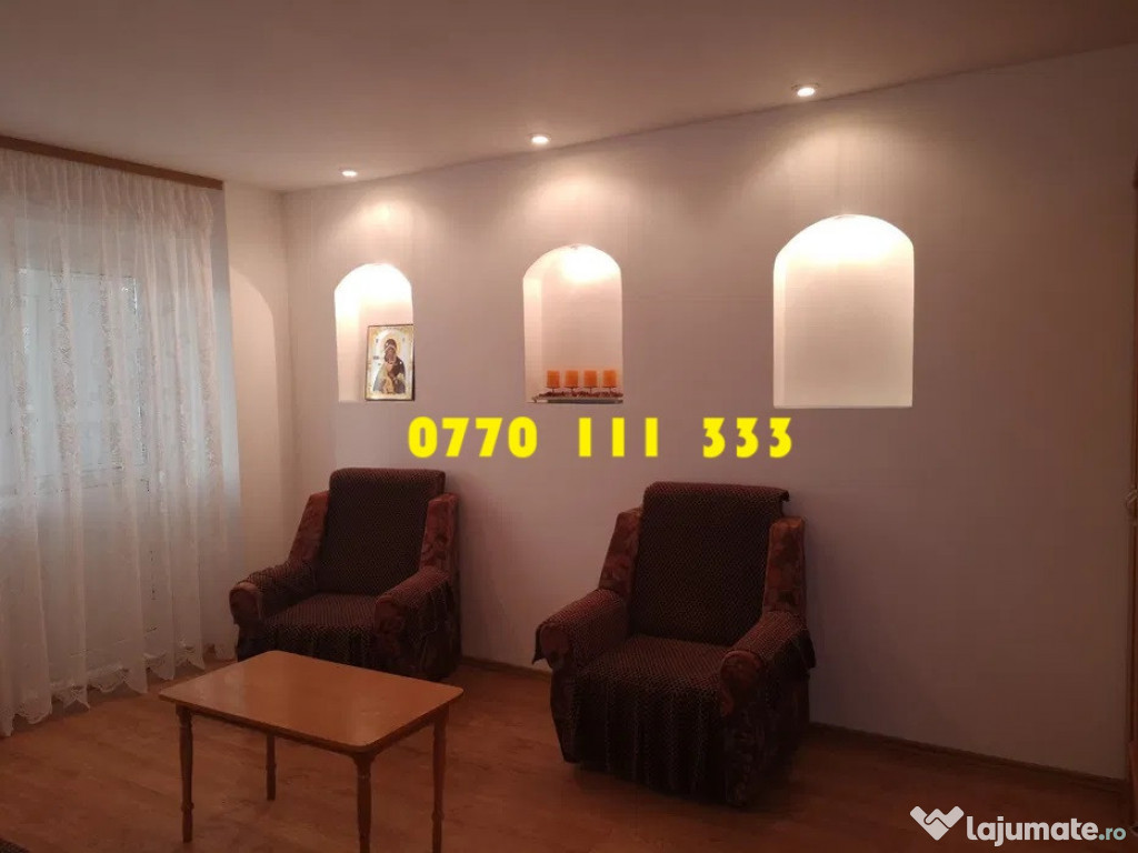 - Apartament 3 camere confort 1 decomandat, zona Obor, mobil